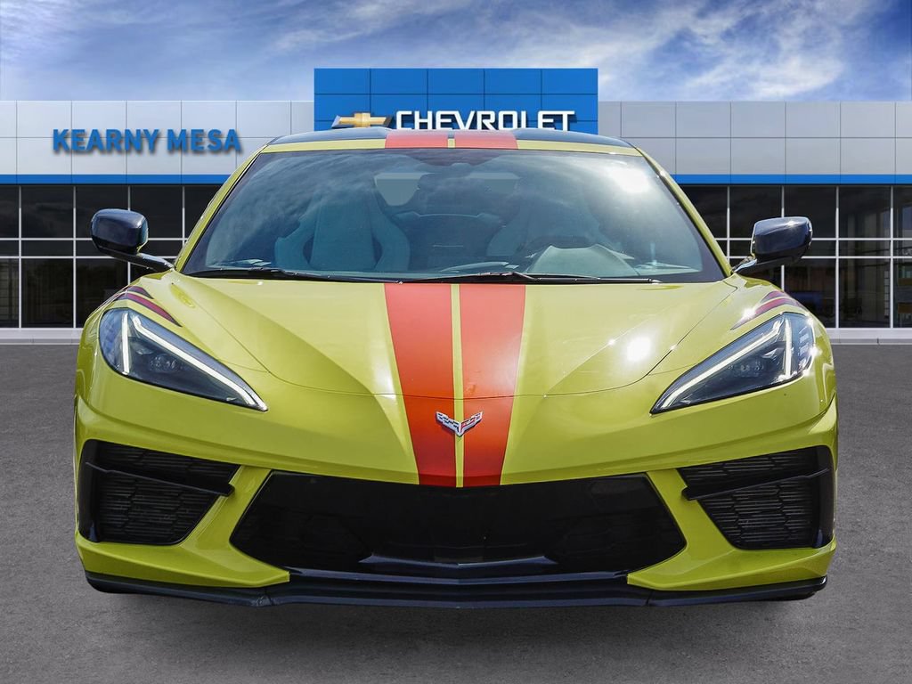 Used 2023 Chevrolet Corvette Stingray Coupe w/ Engine Appearance Package RWD image 2