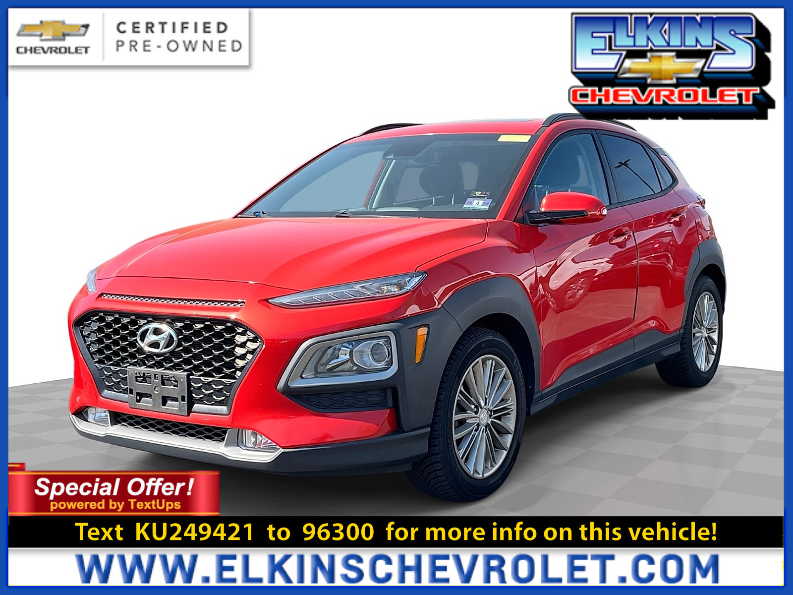 Used 2019 Hyundai Kona SEL w/ SEL Tech Package 02
