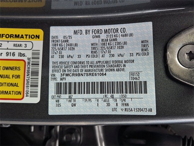 Used 2025 Ford Bronco Sport Big Bend w/ Convenience Package image 27