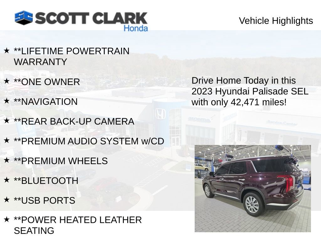 Used 2023 Hyundai Palisade SEL w/ Cargo Package image 12