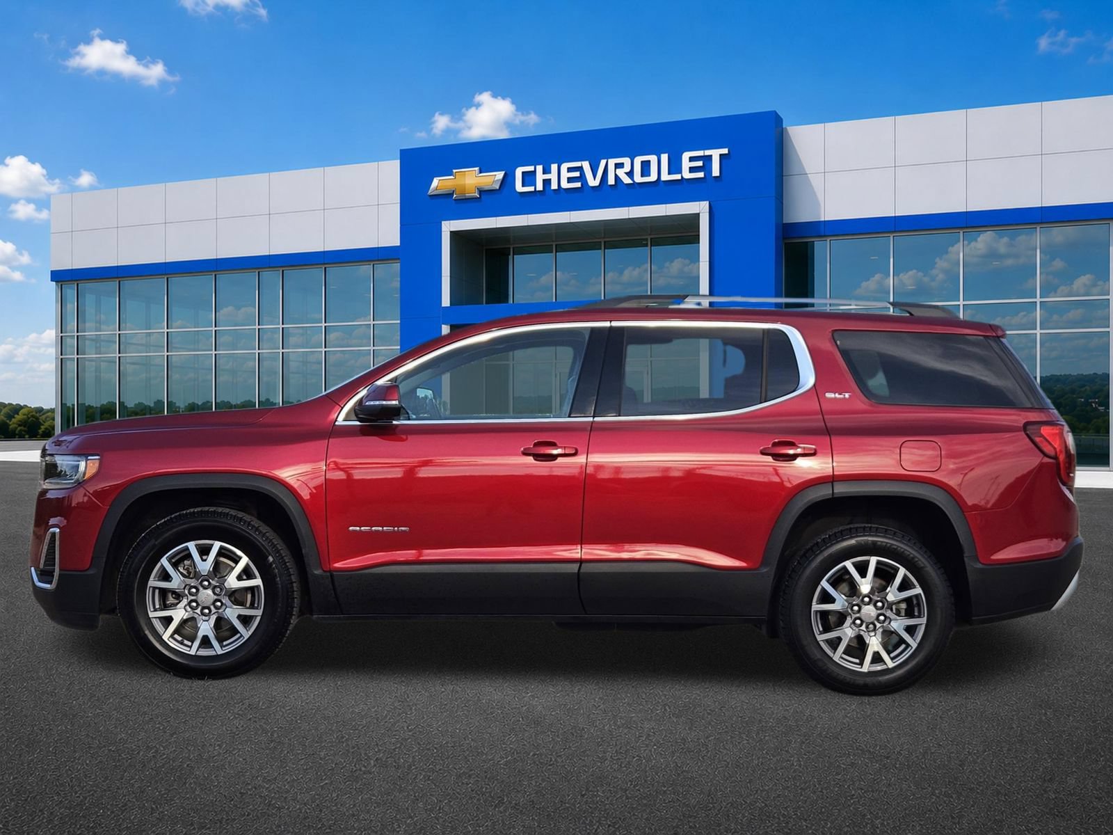 Used 2021 GMC Acadia SLT w/ Preferred Package FWD image 3
