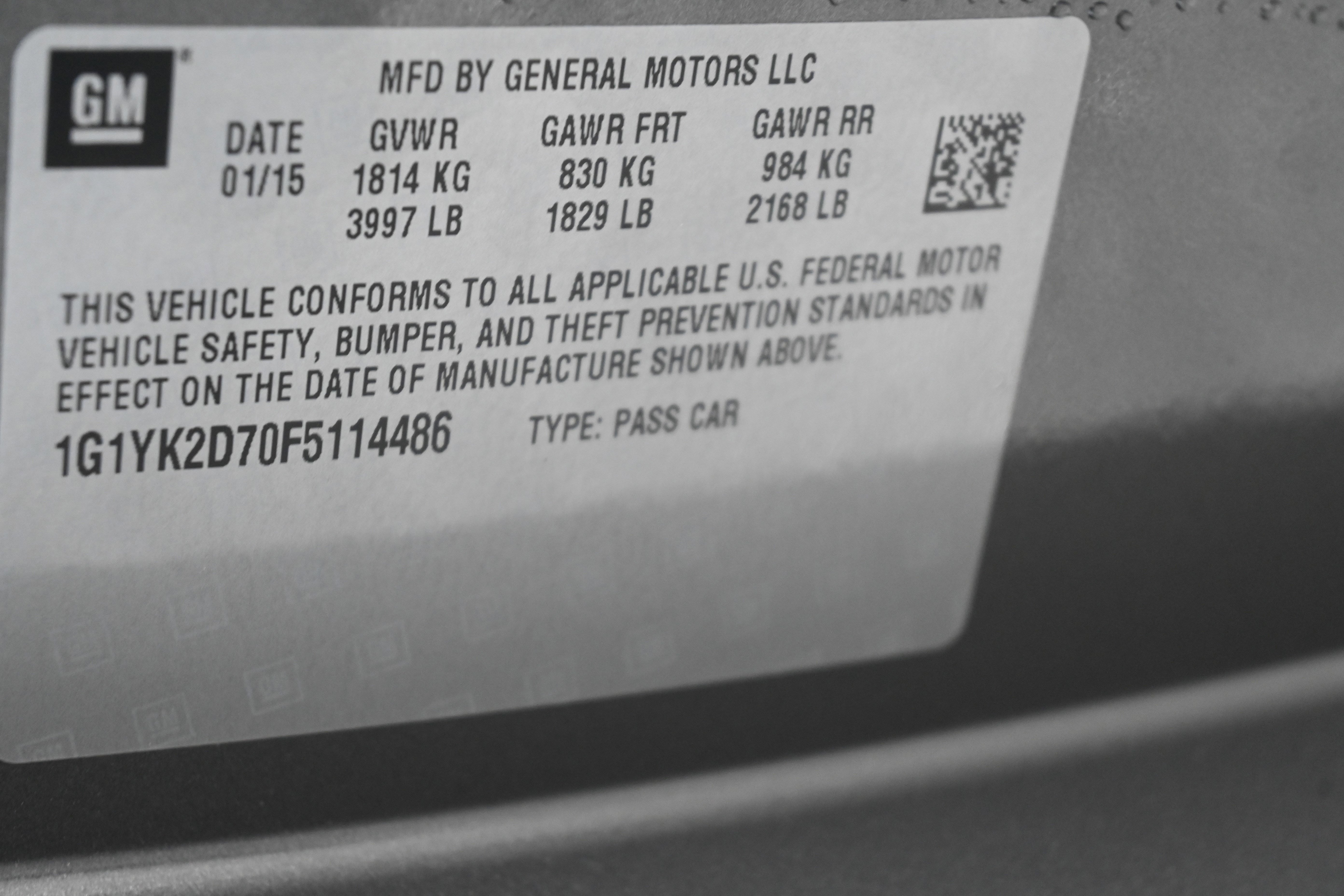 Used 2015 Chevrolet Corvette Z51 2LT w/ 2LT Preferred Equipment Group image 17