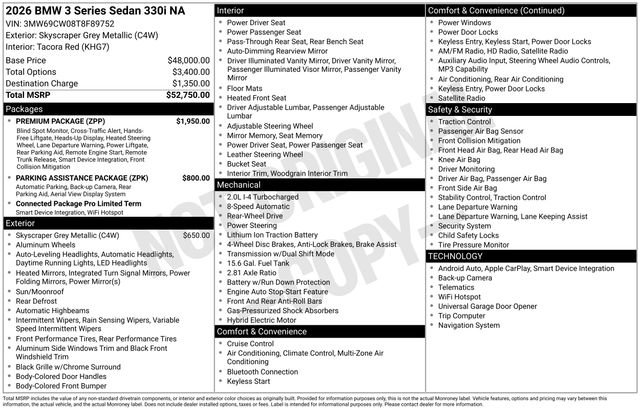 Used 2026 BMW 330i Sedan RWD image 7