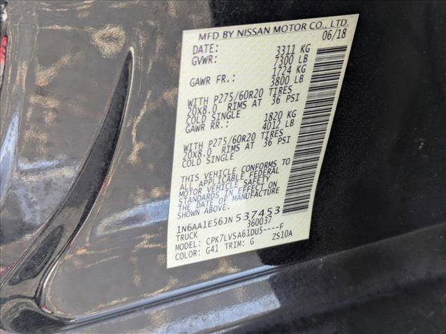 Used 2018 Nissan Titan SL AWD/4WD image 24