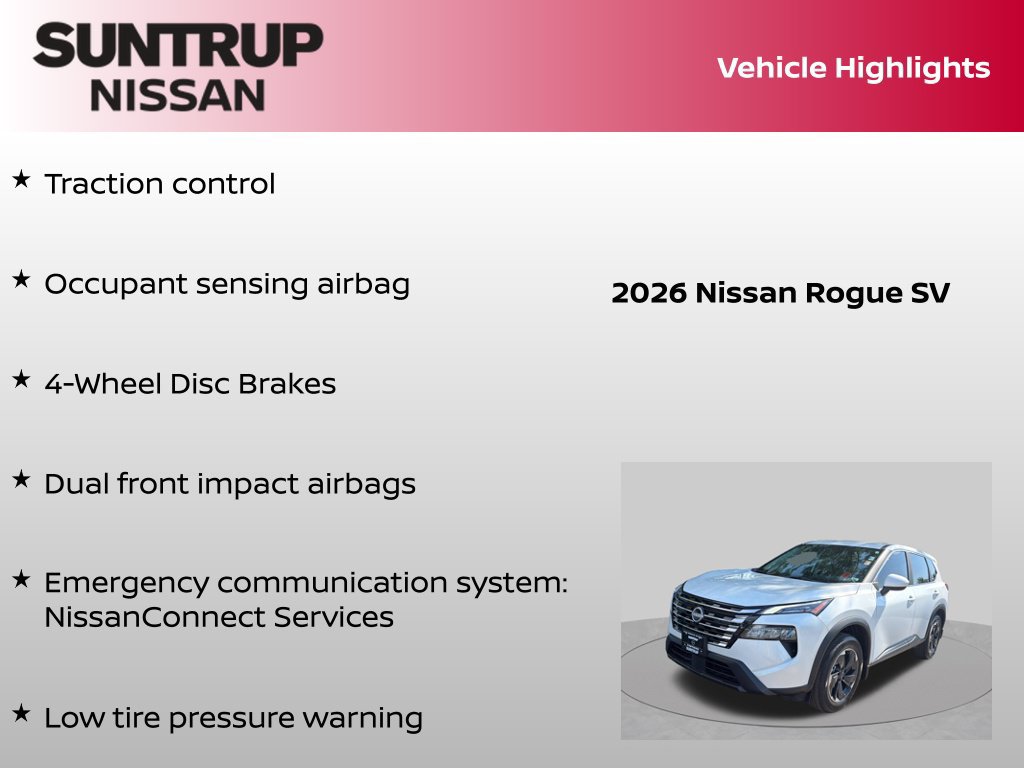 Certified 2026 Nissan Rogue SV AWD/4WD image 30