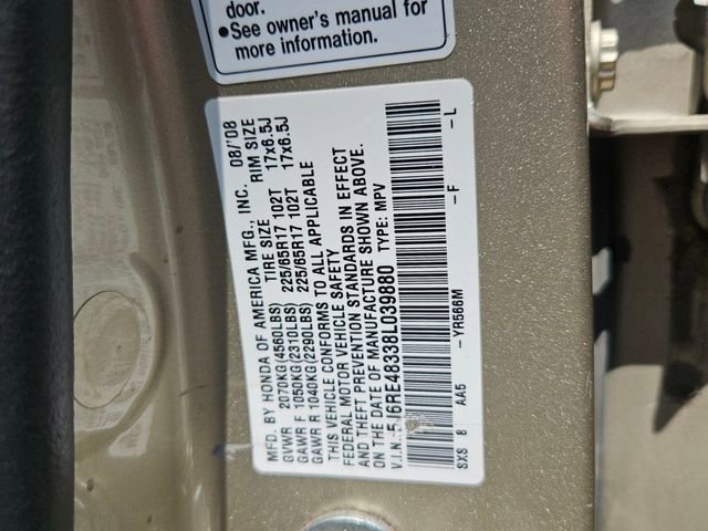 Used 2008 Honda CR-V LX image 16