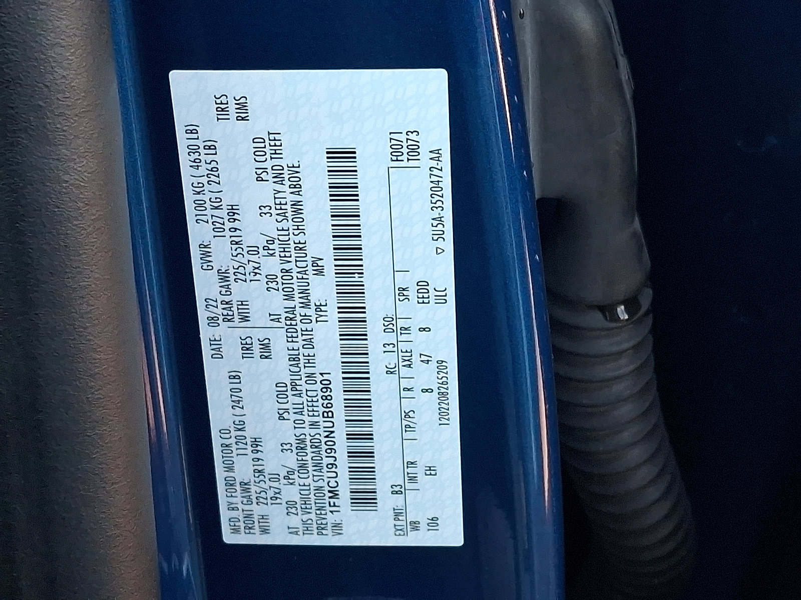 Certified 2022 Ford Escape Titanium image 29