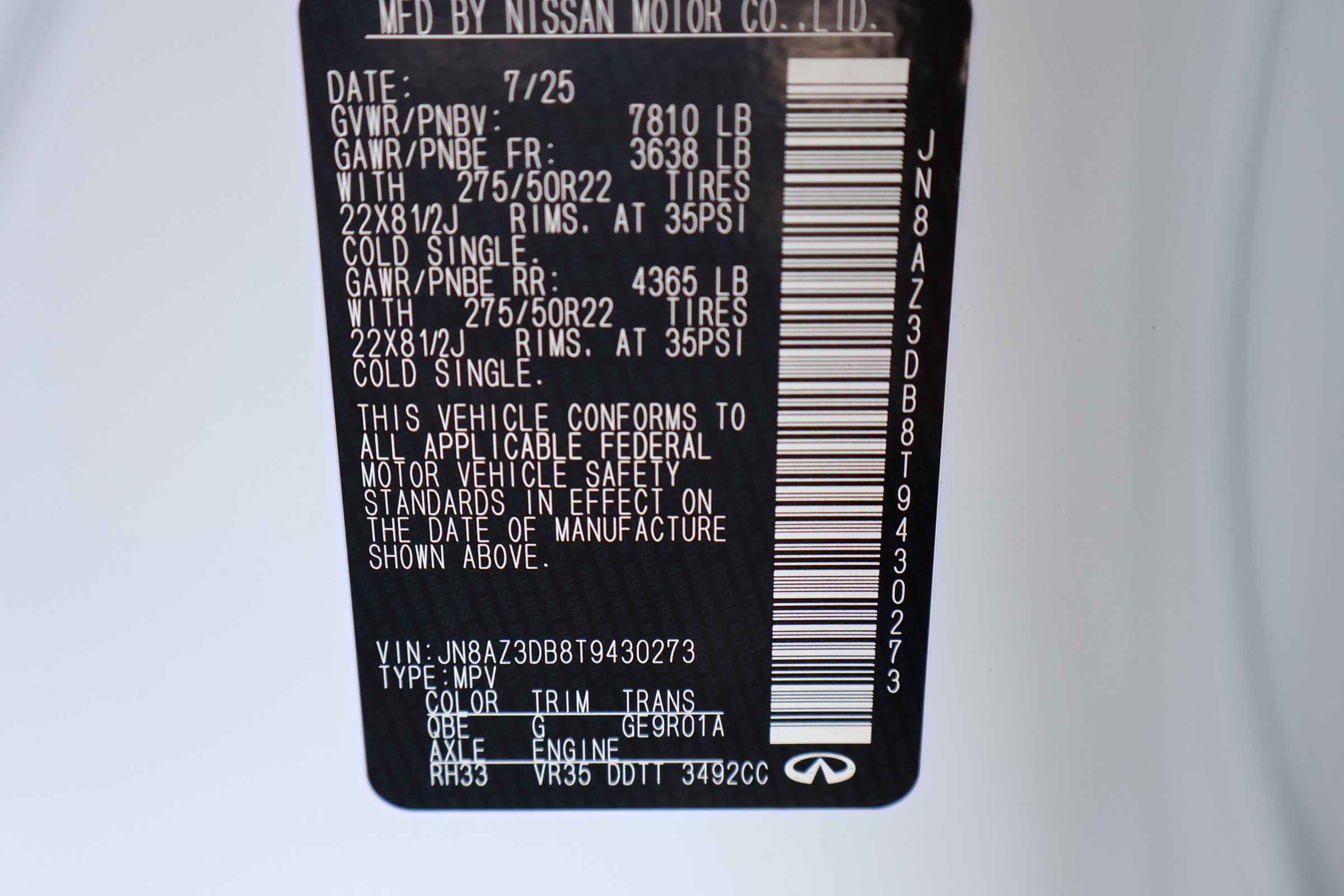 New 2026 INFINITI QX80 4WD image 32