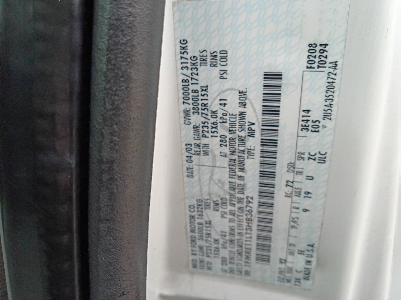 Used 2003 Ford E-150 and Econoline 150 Wagon RWD image 32