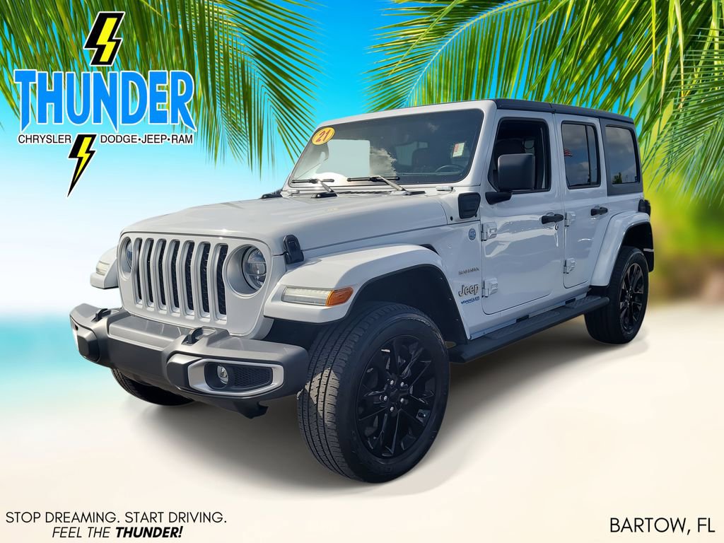 Used 2021 Jeep Wrangler Unlimited Sahara w/ Cold Weather Group image 2