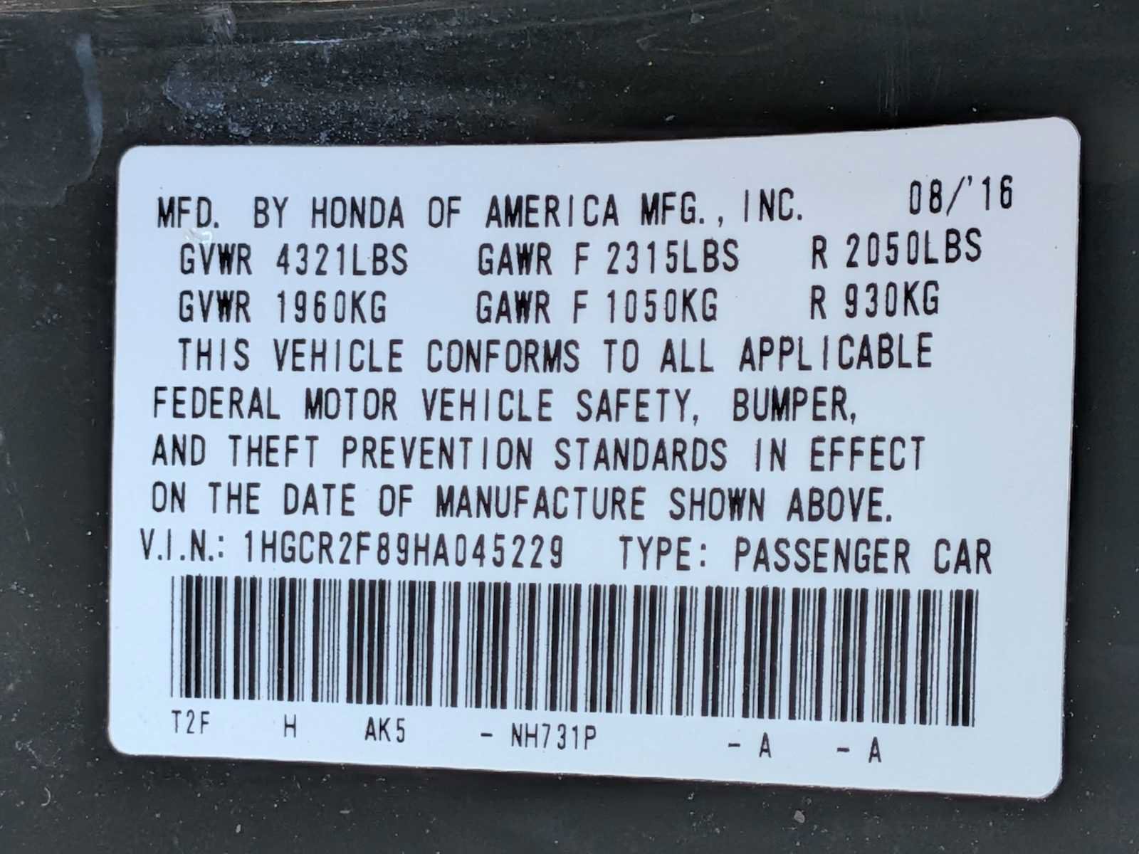 Certified 2017 Honda Accord EX-L image 29