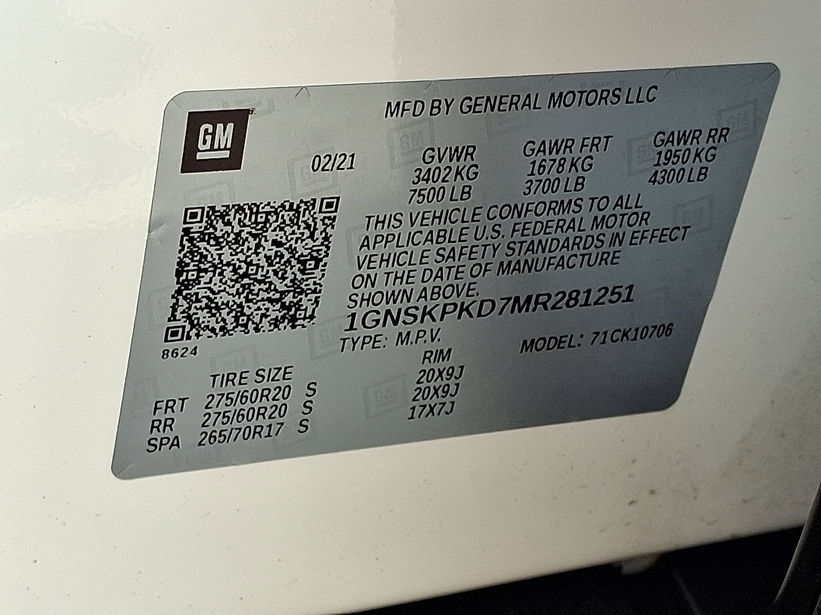 Certified 2021 Chevrolet Tahoe Z71 w/ Luxury Package image 33