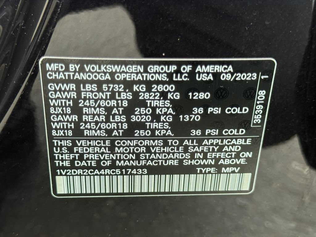 Used 2024 Volkswagen Atlas SE FWD image 27