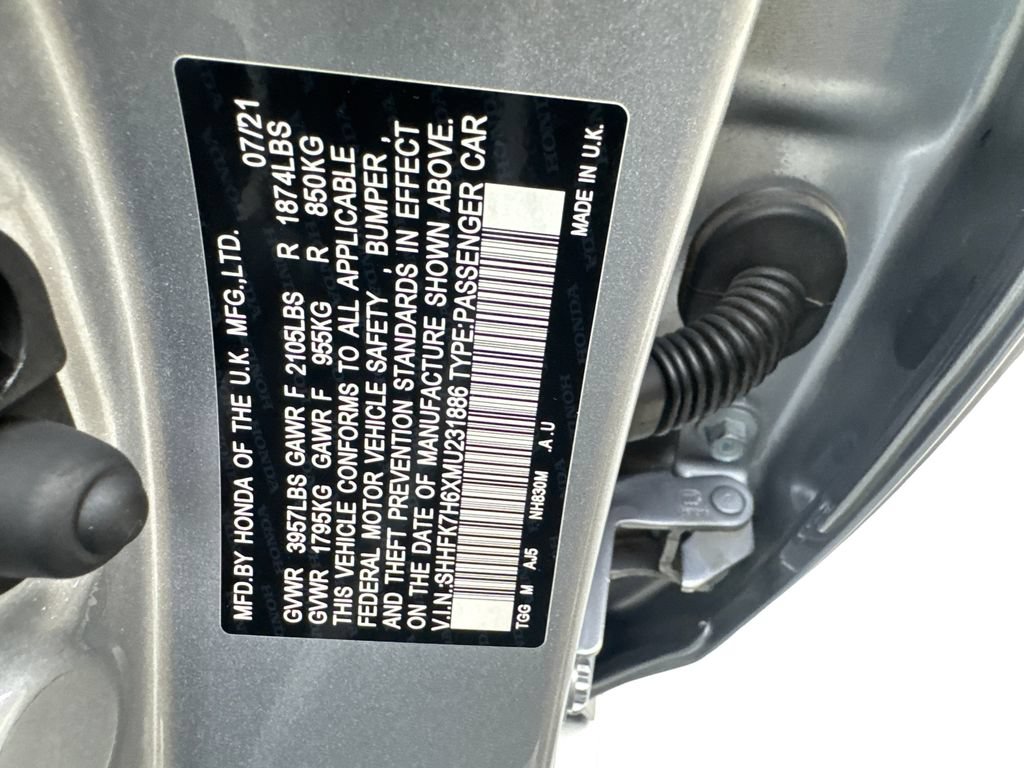 Used 2021 Honda Civic EX image 85