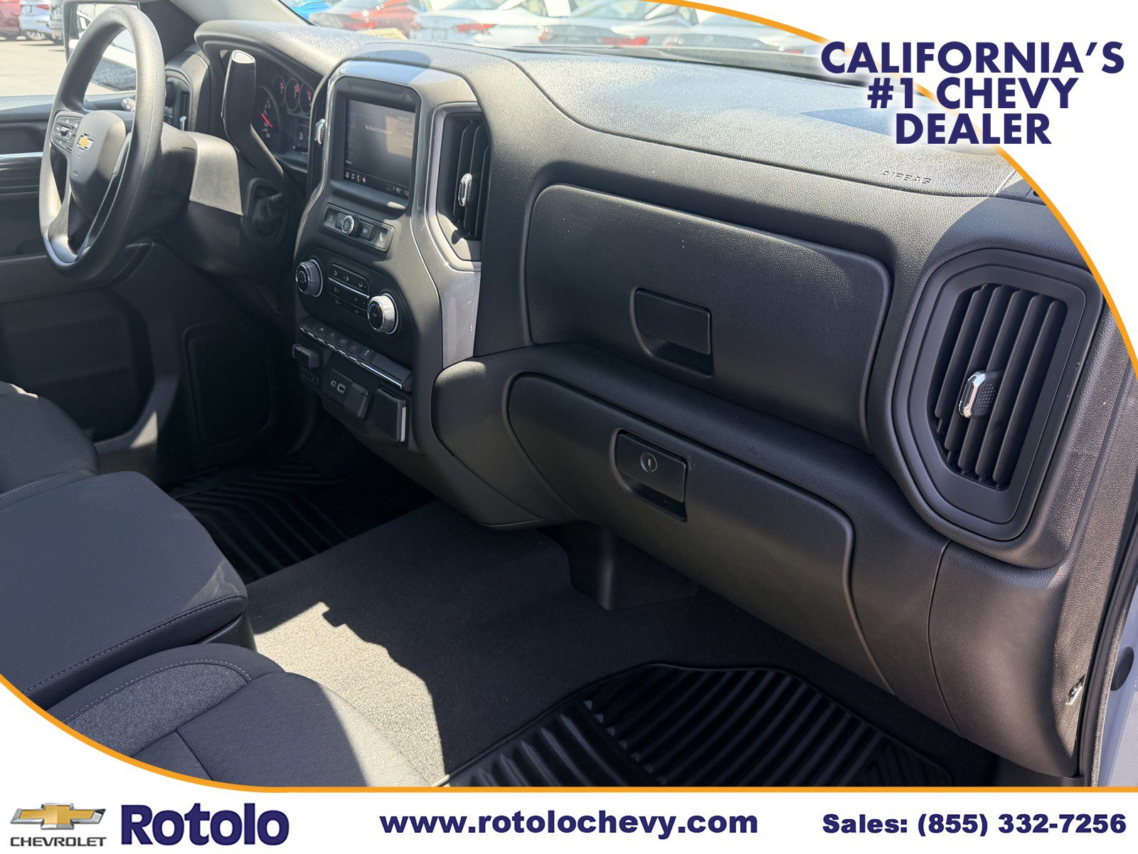 Used 2025 Chevrolet Silverado 1500 Custom w/ Turbomax Blackout Package AWD/4WD image 7
