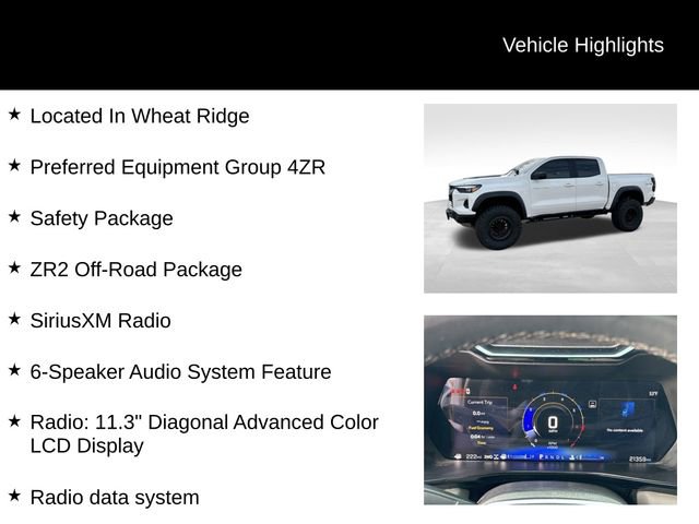 Used 2024 Chevrolet Colorado ZR2 w/ Safety Package image 7