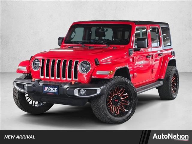 Used 2021 Jeep Wrangler Unlimited Sahara w/ Cold Weather Group AWD/4WD image 1