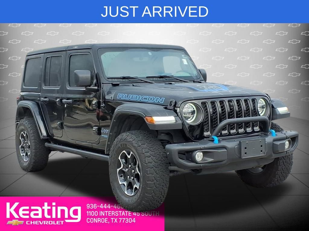 Used 2022 Jeep Wrangler Unlimited Rubicon 4xe w/ Steel Bumper Group image 1