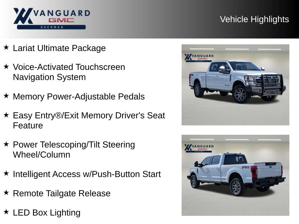 Used 2020 Ford F250 Lariat w/ Lariat Ultimate Package AWD/4WD image 11