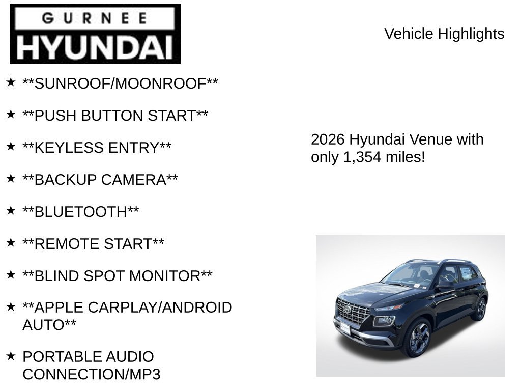 Used 2026 Hyundai Venue SEL FWD image 7