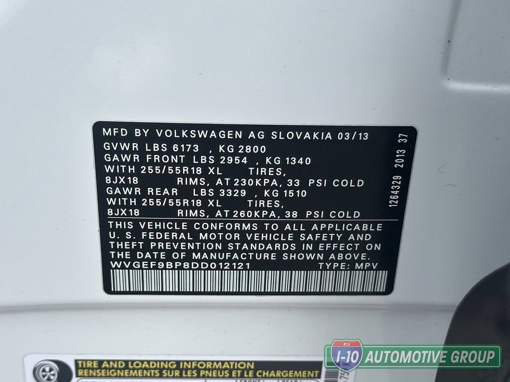 Used 2013 Volkswagen Touareg Sport AWD/4WD image 31