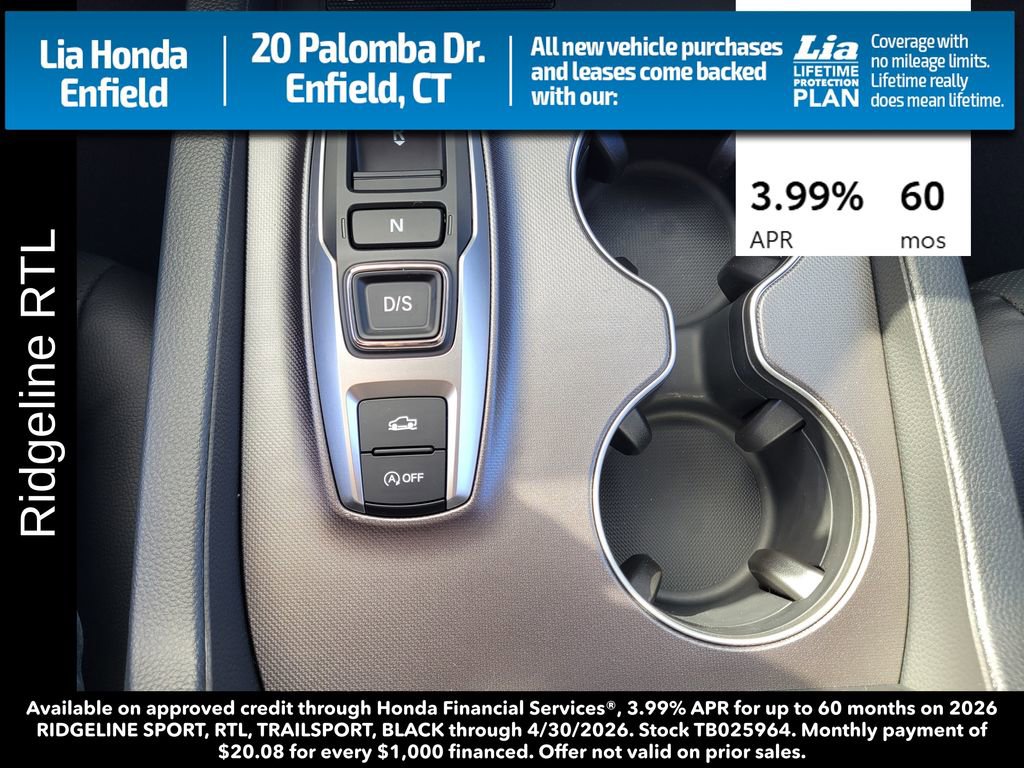 New 2026 Honda Ridgeline RTL image 25