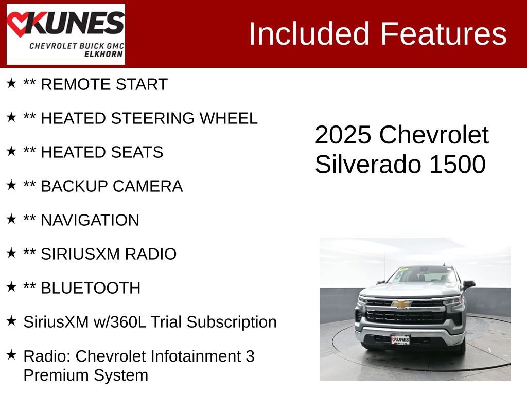 Used 2025 Chevrolet Silverado 1500 LT image 2