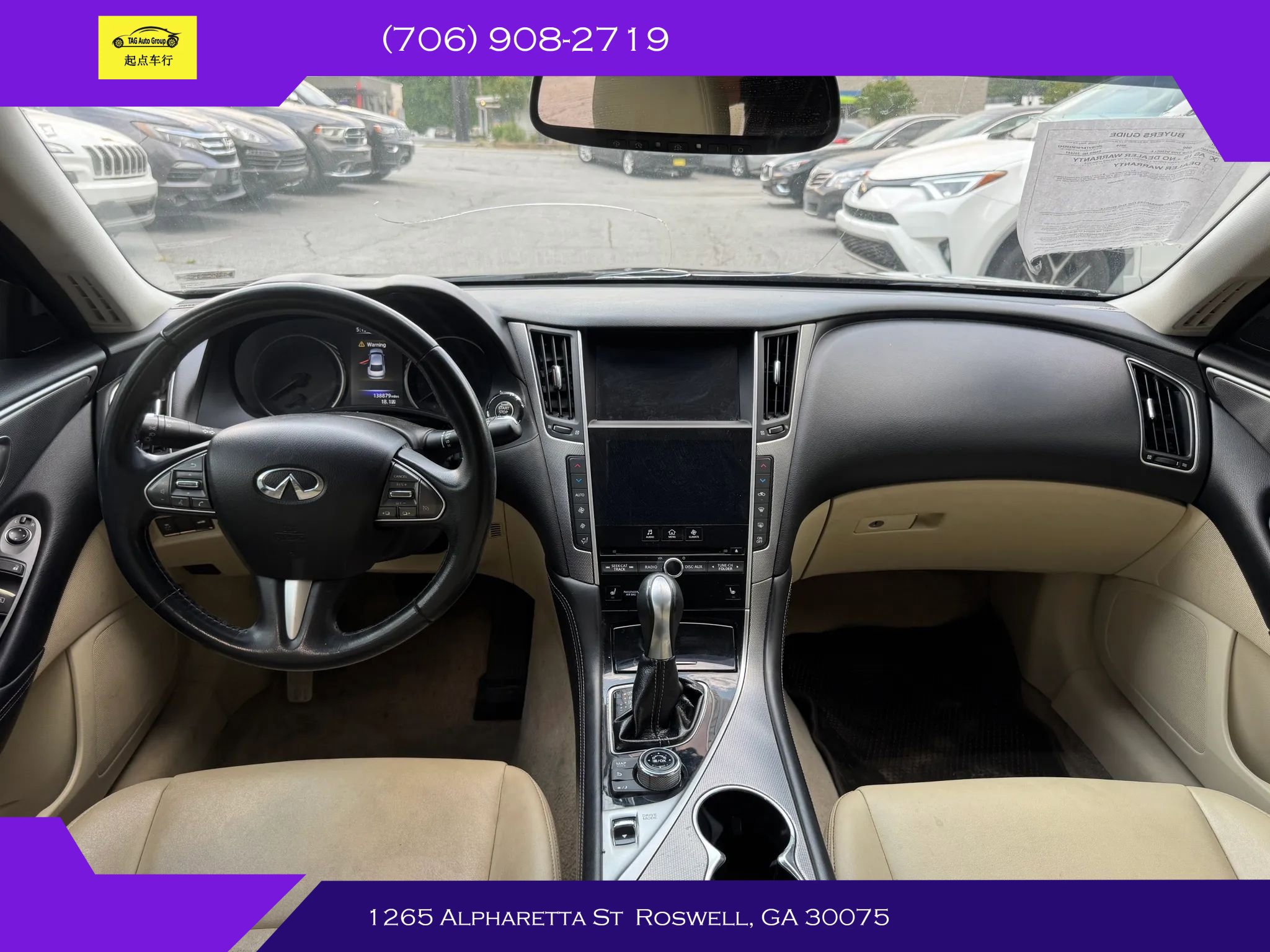 Used 2015 INFINITI Q50 Premium w/ Navigation Package RWD image 10