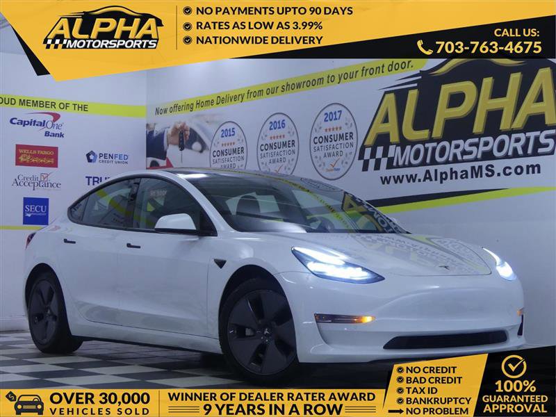 Used 2021 Tesla Model 3 Standard Range Plus