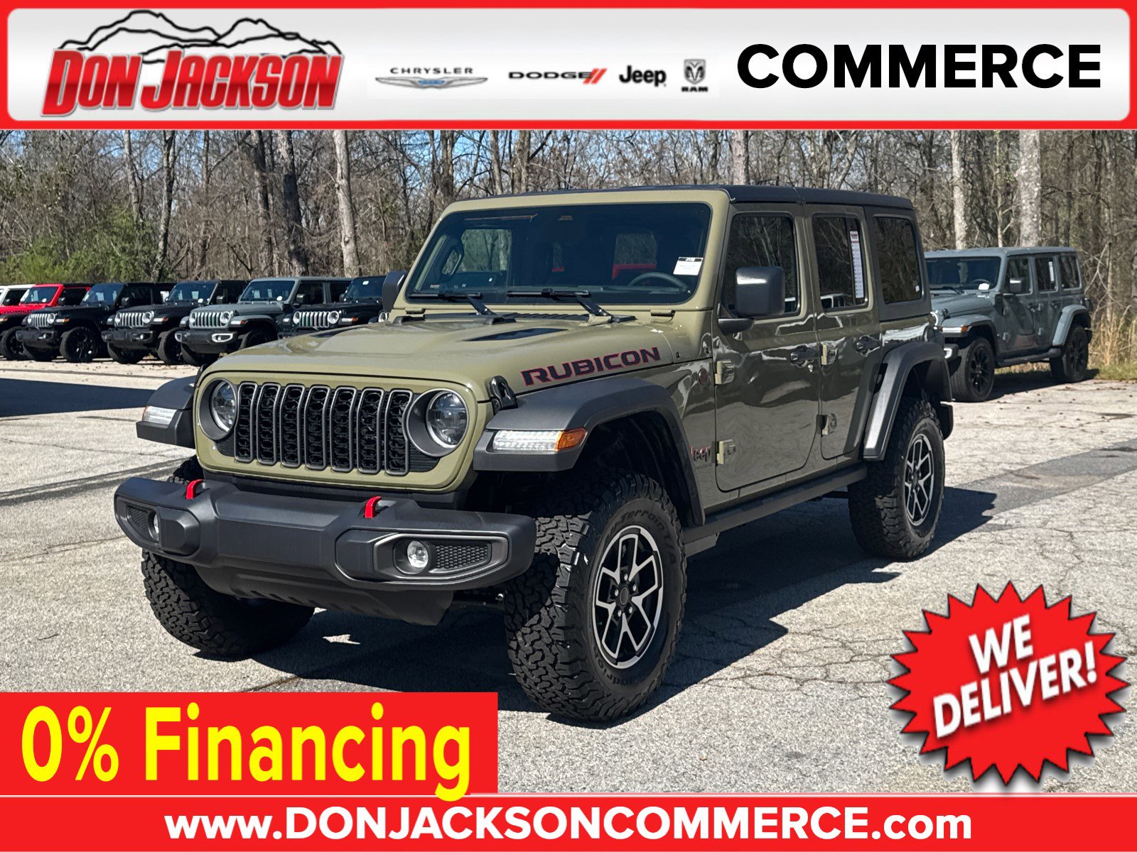 New 2026 Jeep Wrangler Unlimited Rubicon w/ Safety Group