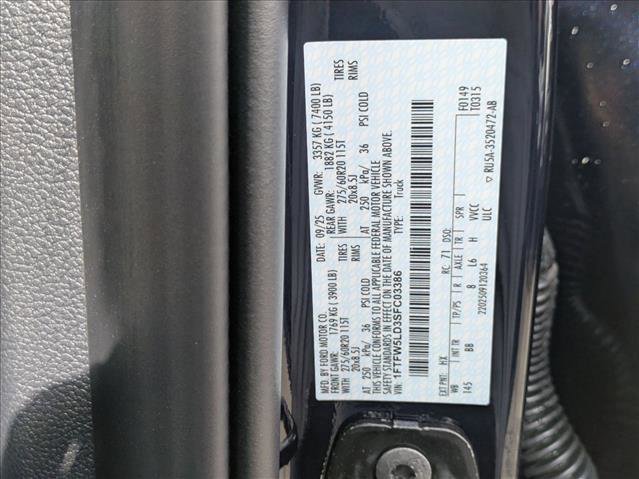 New 2025 Ford F150 Lariat w/ Equipment Group 502A High image 19