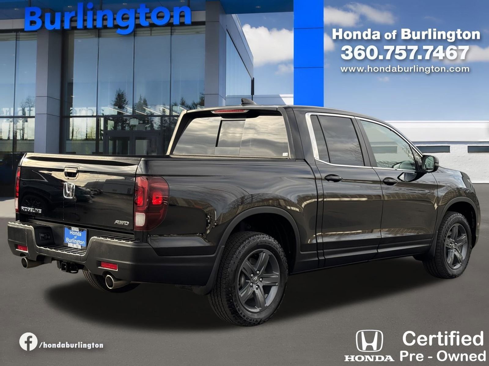 Certified 2023 Honda Ridgeline RTL image 7