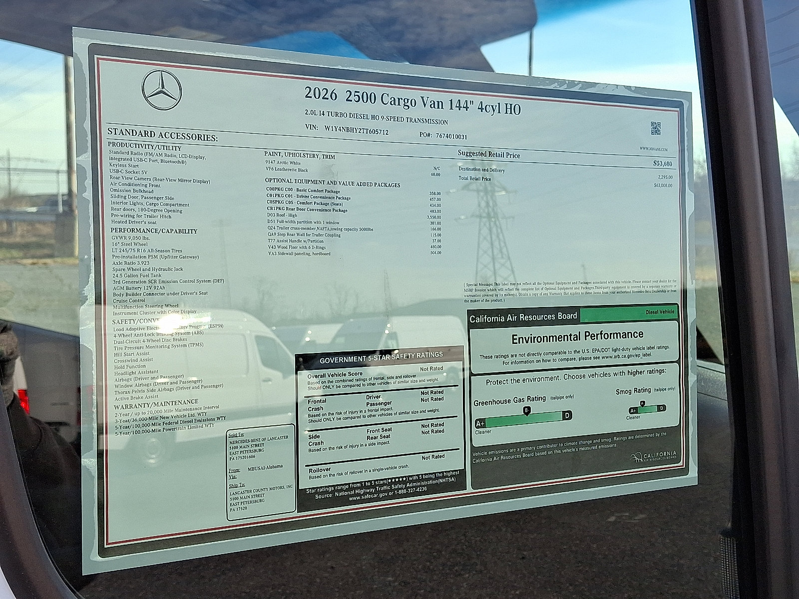 New 2026 Mercedes-Benz Sprinter 2500 image 22