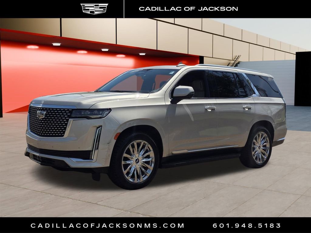 Used 2021 Cadillac Escalade Premium Luxury w/ Driver Assist Tech Package AWD/4WD image 1