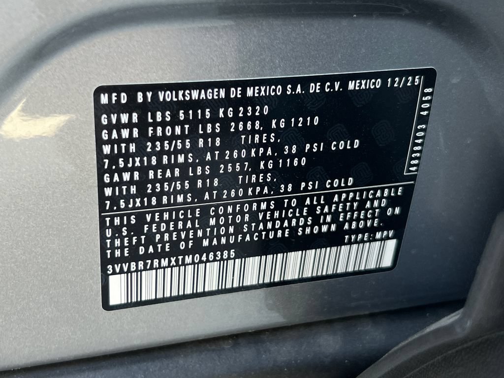 New 2026 Volkswagen Tiguan S AWD/4WD image 31