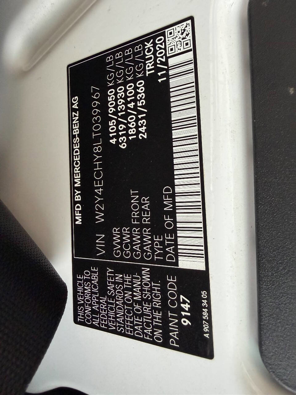 Used 2020 Freightliner Sprinter 2500 image 18