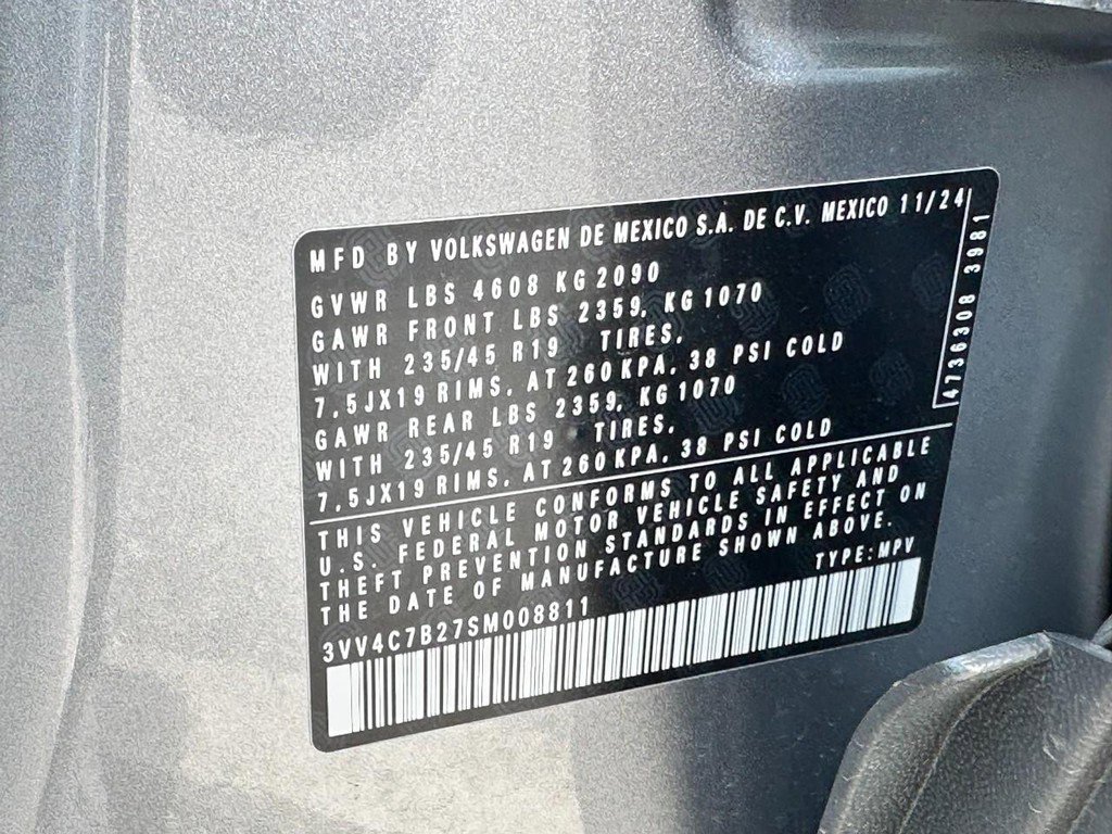 Used 2025 Volkswagen Taos SEL w/ Black Wheel Plus Package image 22