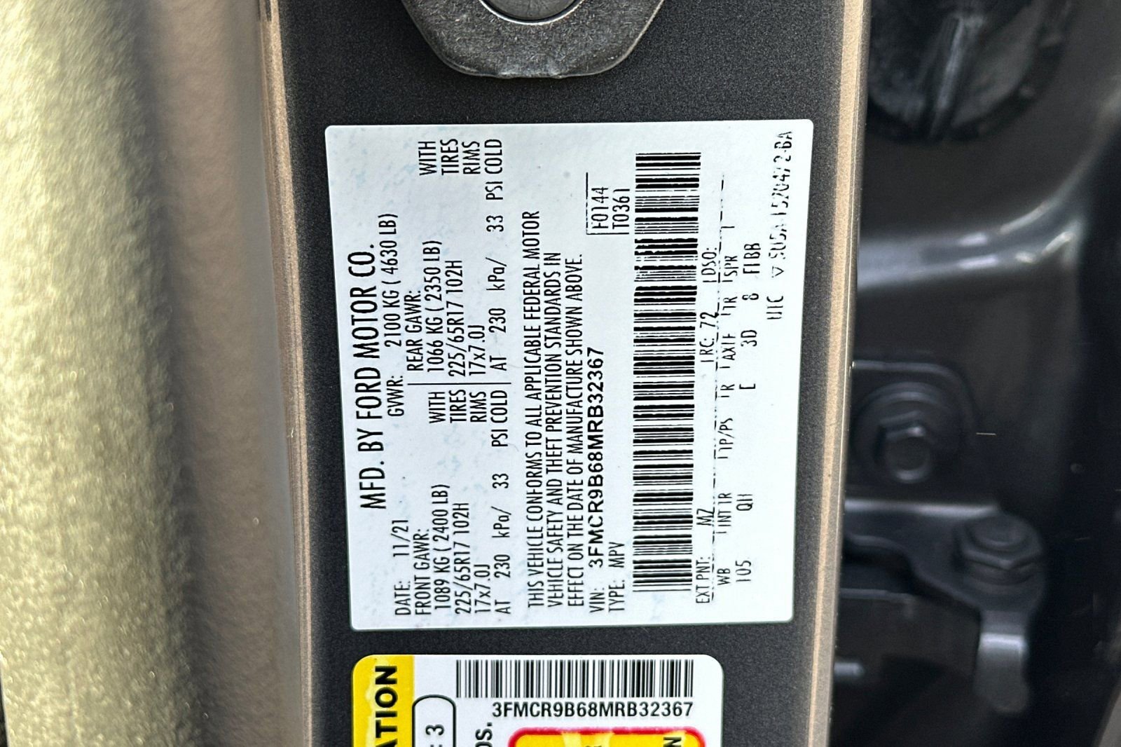 Used 2021 Ford Bronco Sport Big Bend w/ Big Bend Package (96B) image 29
