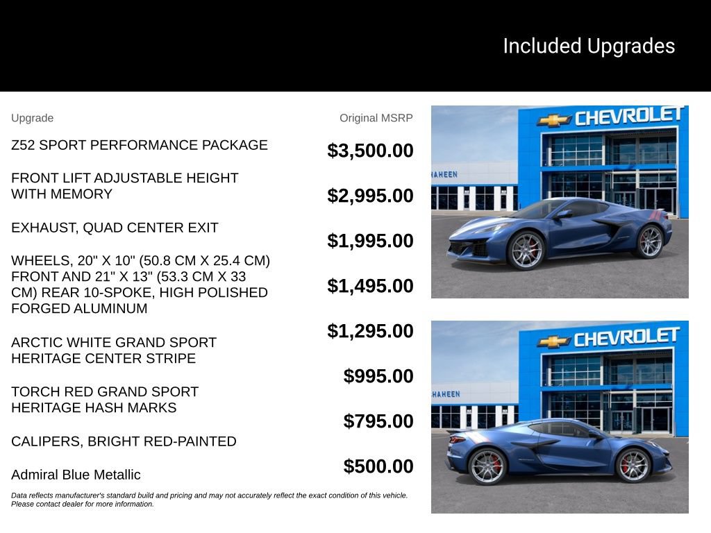 New 2027 Chevrolet Corvette Grand Sport w/ Z52 Sport Performance Package RWD image 5