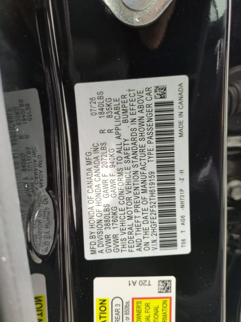 New 2026 Honda Civic Sport image 28