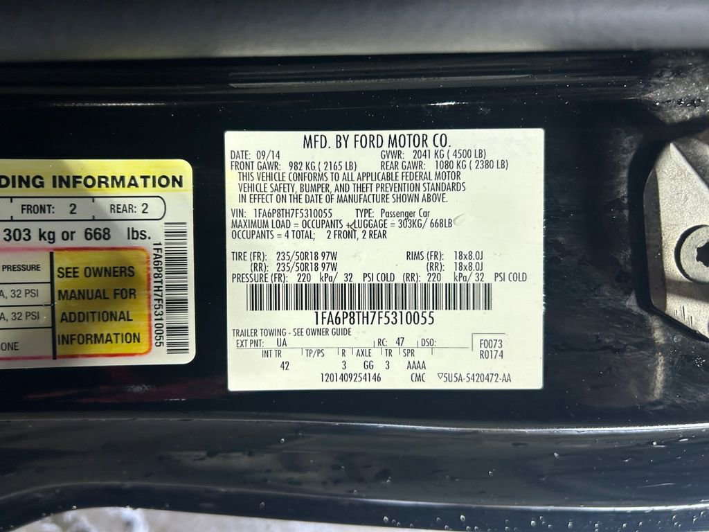 Used 2015 Ford Mustang Premium w/ Equipment Group 201A RWD image 34