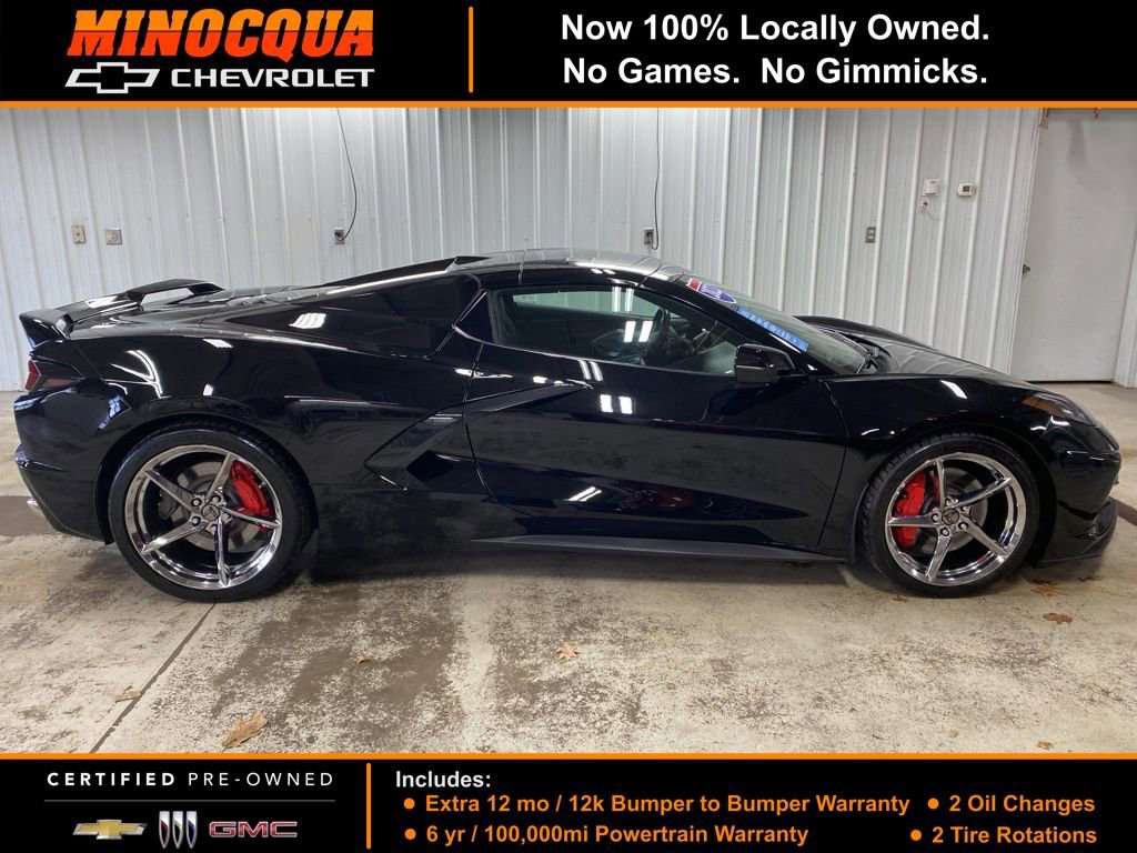 Certified 2022 Chevrolet Corvette Stingray Premium Conv w/ Z51 Performance Package RWD image 1