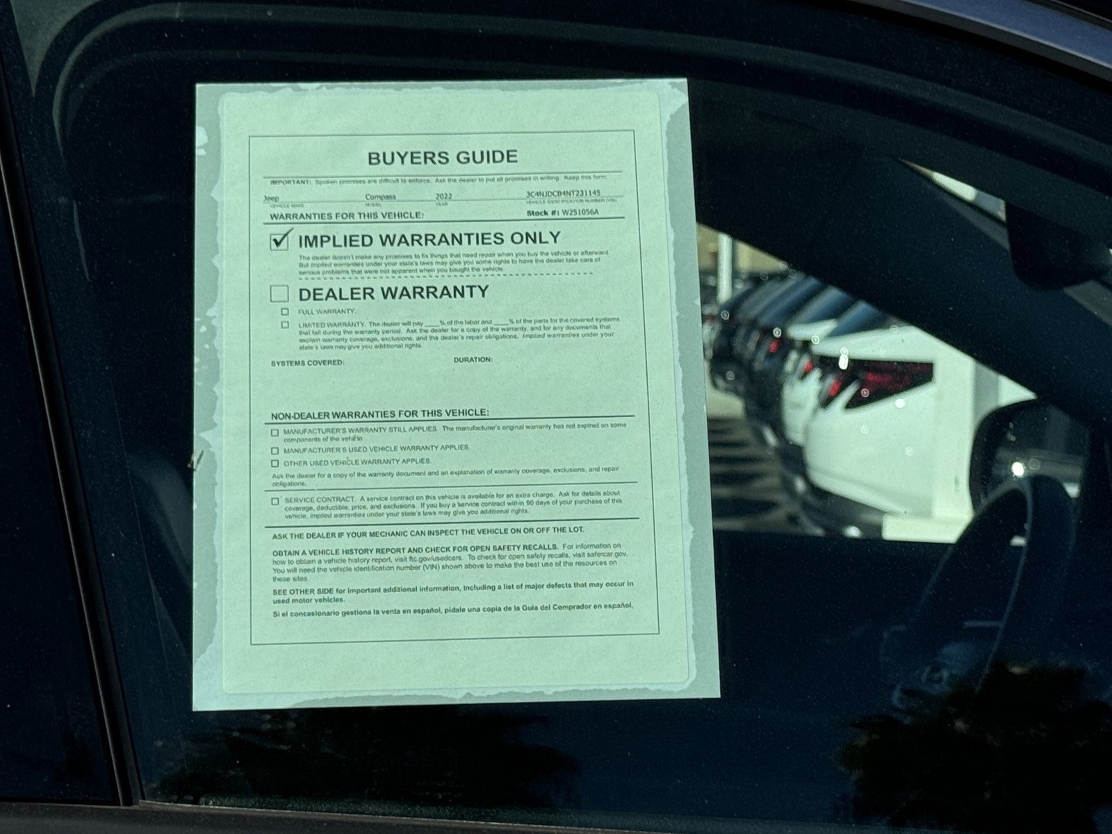 Used 2022 Jeep Compass Limited image 23