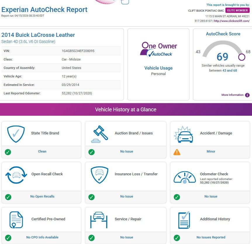 Used 2014 Buick LaCrosse Leather image 4