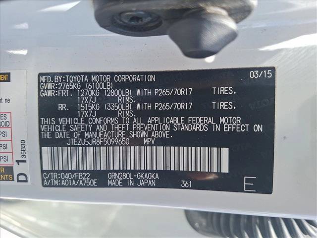 Used 2015 Toyota 4Runner SR5 RWD image 22