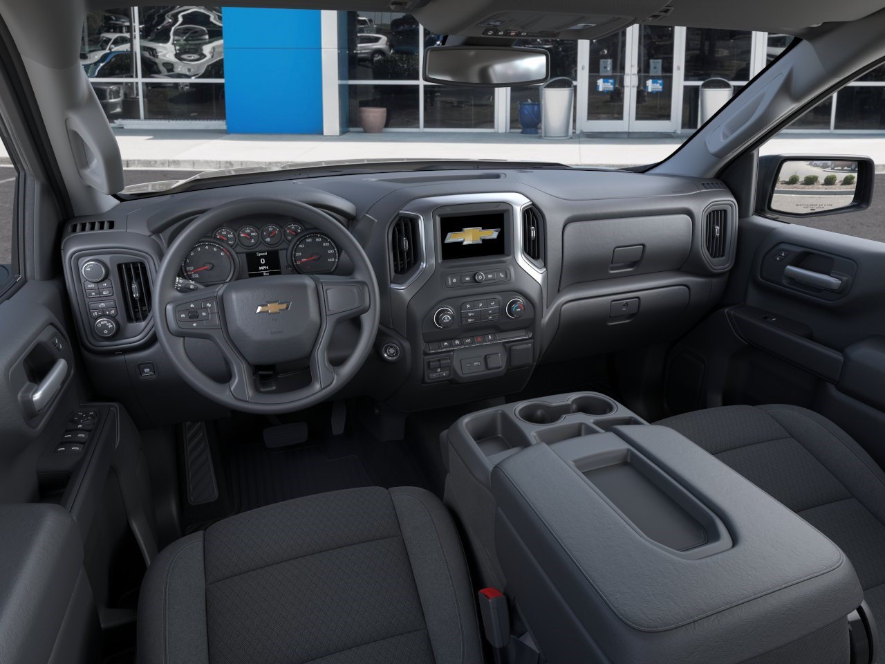 New 2026 Chevrolet Silverado 1500 Custom w/ Turbomax Blackout Package AWD/4WD image 17