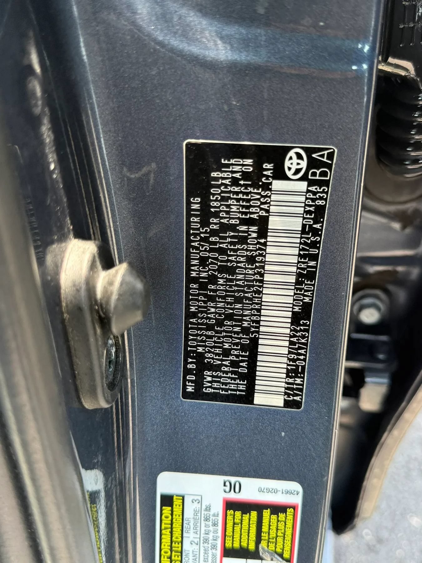 Used 2015 Toyota Corolla LE Premium FWD image 34