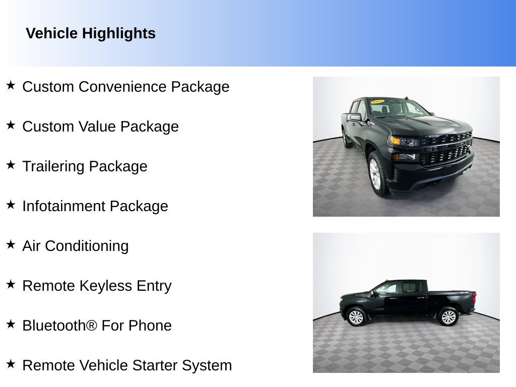 Used 2021 Chevrolet Silverado 1500 Custom AWD/4WD image 2