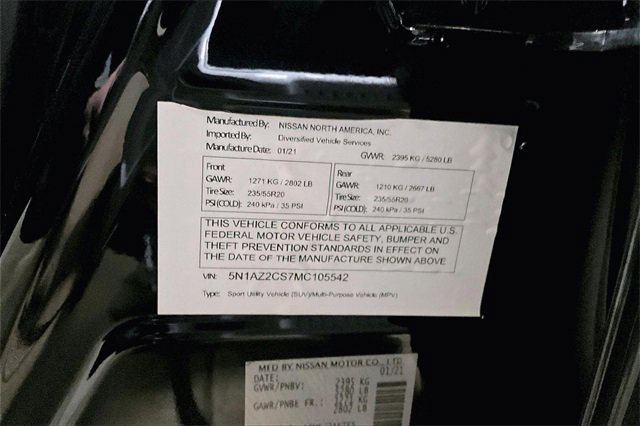 Used 2021 Nissan Murano SL image 32