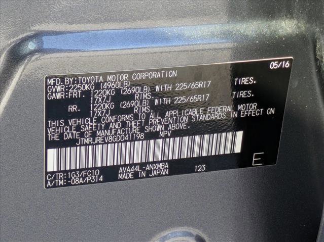 Used 2016 Toyota RAV4 XLE image 26